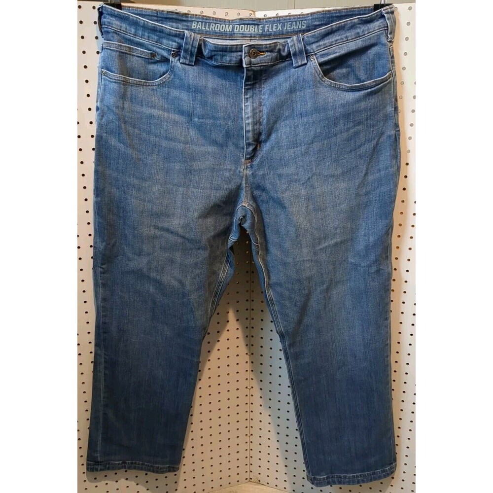 Duluth Trading Ballroom Double Flex Jeans 42x30 Relaxed Fit